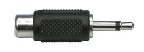 מתאם PL 3.5mm פלאג מונו ל-RCA נקבה